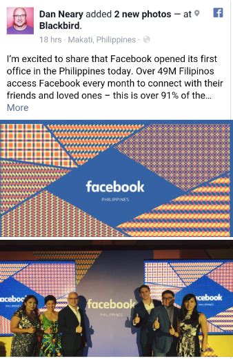when was facebook started in philippines|Facebook opens Philippine office .